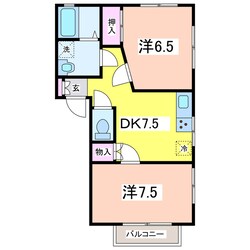 コートバニヤンＡの物件間取画像